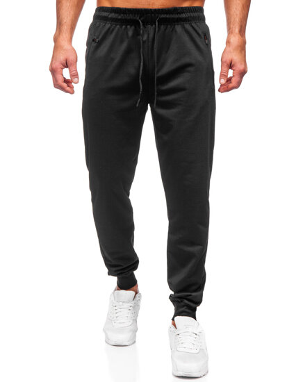 Pantaloni de trening joggers negri Bolf JX6109