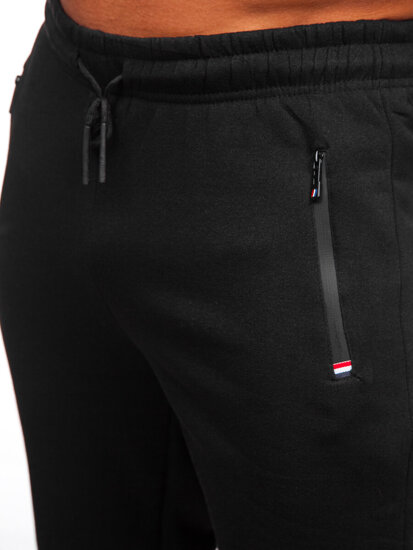 Pantaloni de trening joggers negri Bolf JX6209