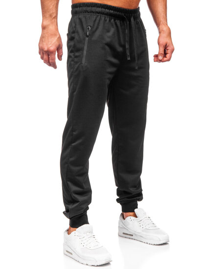 Pantaloni de trening joggers negri Bolf JX6352