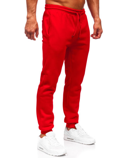 Pantaloni de trening joggers roșu Bolf HW3101