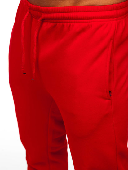 Pantaloni de trening joggers roșu Bolf HW3101