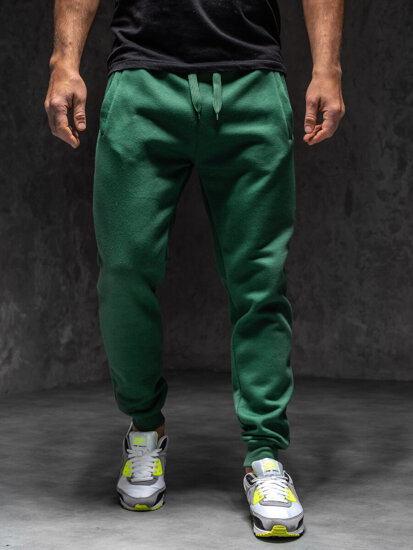 Pantaloni de trening joggers verzi Bolf XW01-C