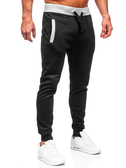 Pantaloni de trening negri Bolf AK13-1