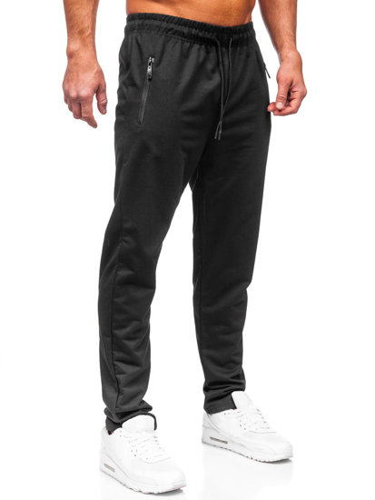 Pantaloni de trening negri Bolf JX6115