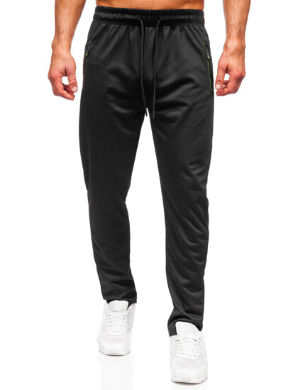 Pantaloni de trening negri Bolf JX6319