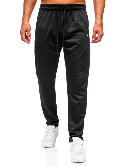 Pantaloni de trening negri pentru bărbați Bolf JX6325