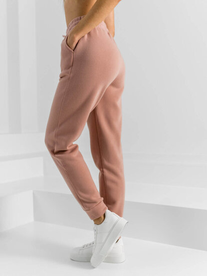 Pantaloni de trening roz-deschis dame Bolf HL540