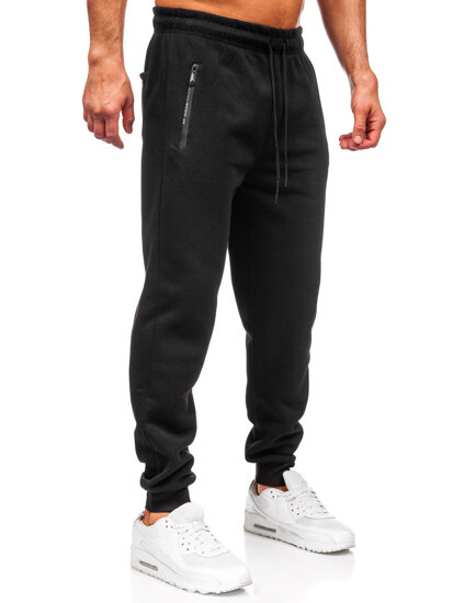 Pantaloni de trening supradimensionați pentru bărbați negri Bolf JX6501