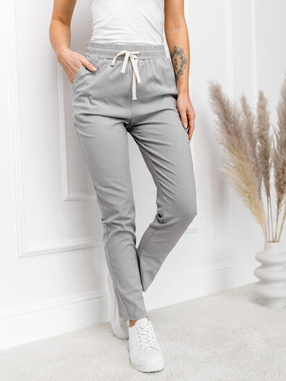 Pantaloni gri  dame Bolf W7831