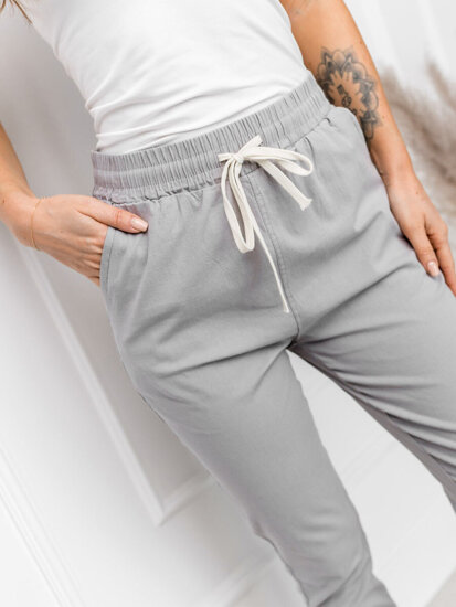 Pantaloni gri  dame Bolf W7831