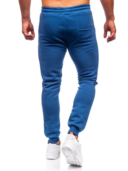 Pantaloni joggers albaștri Bolf 2165