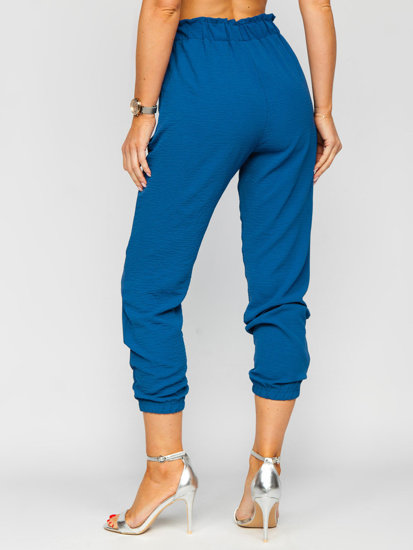 Pantaloni joggers albastri dame Bolf W5076