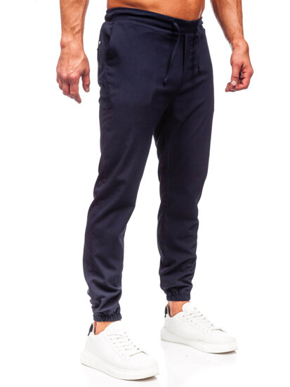 Pantaloni joggers albastru-cerneală Bolf 0065