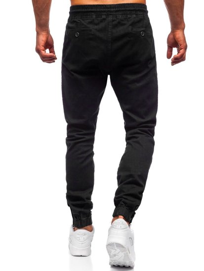 Pantaloni joggers bărbați negri Bolf 0952