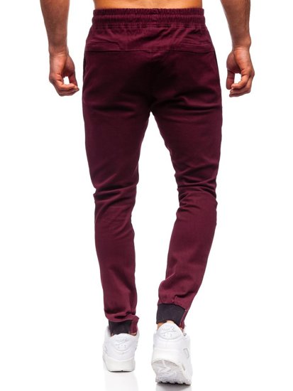 Pantaloni joggers bordo Bolf B11119