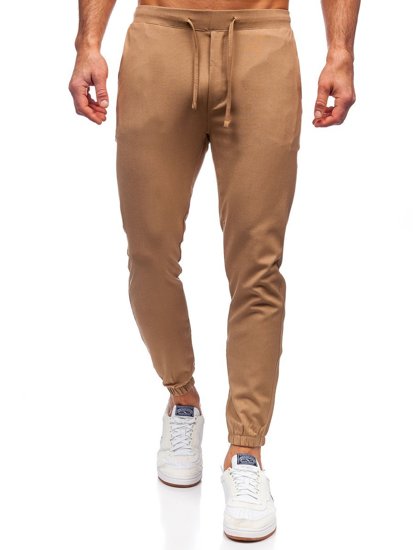 Pantaloni joggers camel Bolf 0011