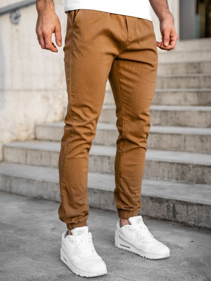 Pantaloni joggers camel Bolf 0905