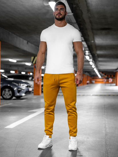 Pantaloni joggers camel Bolf XW01