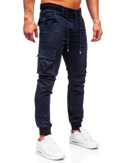 Pantaloni joggers cargo bleumarin Bolf MP0208BS