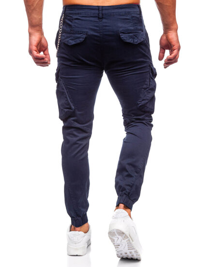 Pantaloni joggers cargo bleumarin Bolf SK850