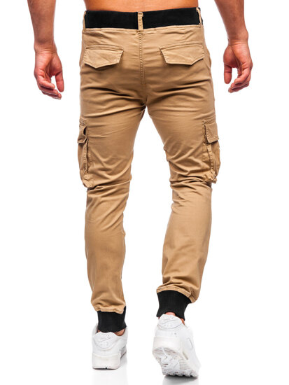 Pantaloni joggers cargo camel Bolf MP0208K