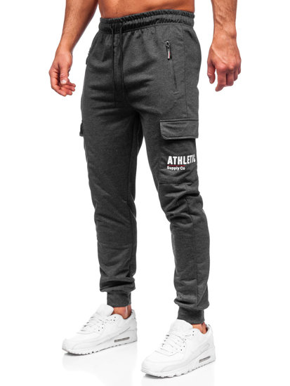 Pantaloni joggers cargo grafit Bolf JX5061