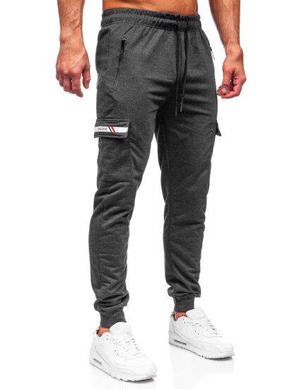 Pantaloni joggers cargo grafit Bolf JX5063