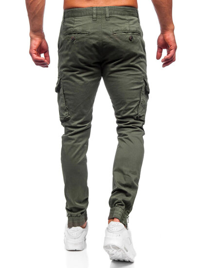 Pantaloni joggers cargo kaki Bolf 77322