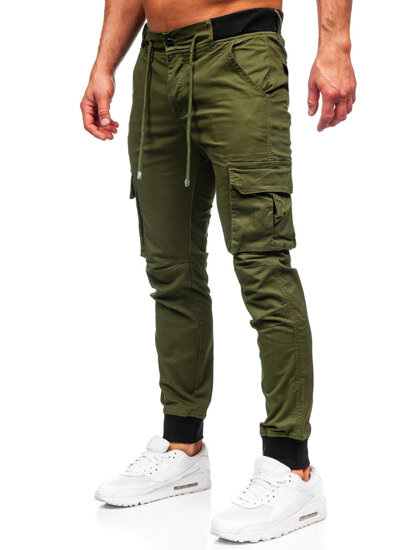 Pantaloni joggers cargo kaki Bolf MP0208MV