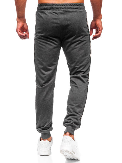 Pantaloni joggers de trening negri Bolf JX6156