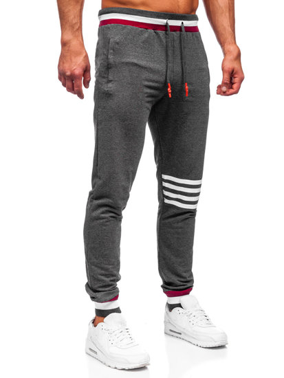 Pantaloni joggers grafit Bolf 7033