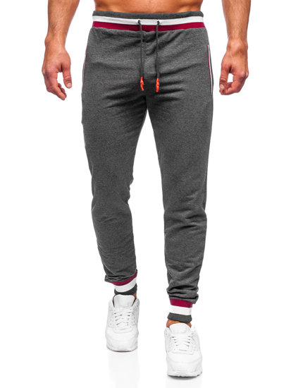 Pantaloni joggers grafit Bolf 7034