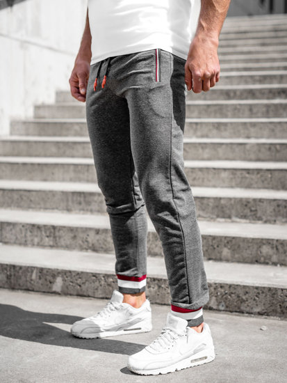 Pantaloni joggers grafit Bolf 7034