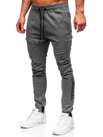 Pantaloni joggers gri Bolf B11119