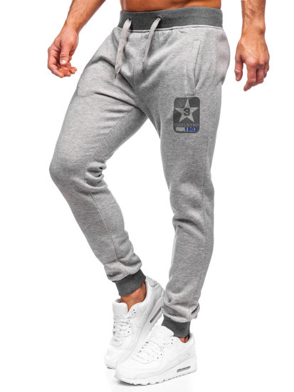 Pantaloni joggers gri Bolf K10001