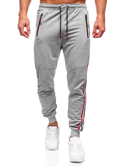 Pantaloni joggers gri Bolf K10329