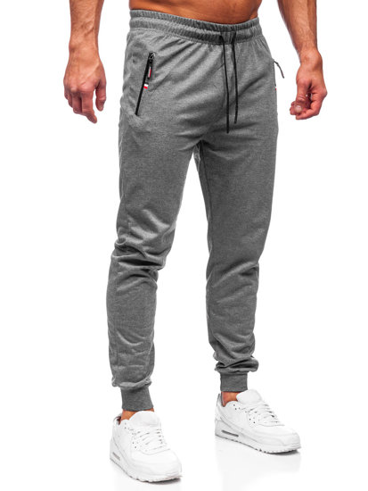 Pantaloni joggers gri-antracit Bolf JX5001