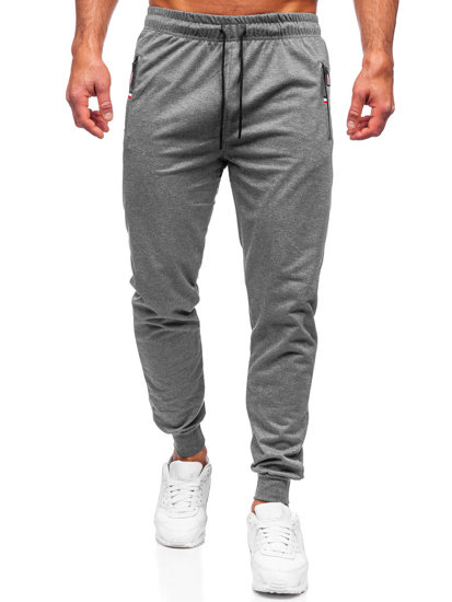 Pantaloni joggers gri-antracit Bolf JX5001