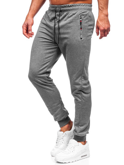 Pantaloni joggers gri-antracit Bolf JX5003