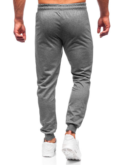 Pantaloni joggers gri-antracit Bolf JX5003