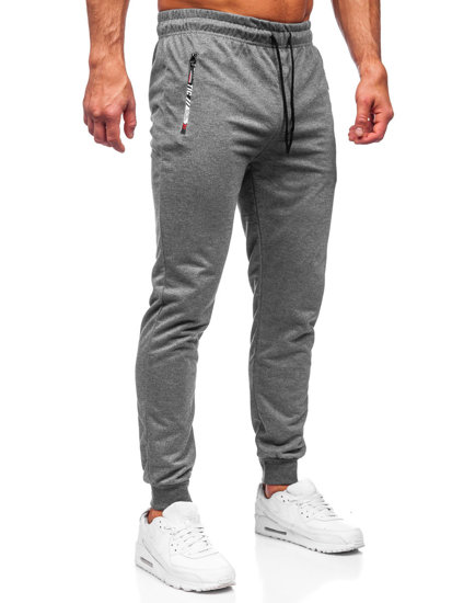 Pantaloni joggers gri-antracit Bolf JX5006