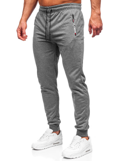 Pantaloni joggers gri-antracit Bolf JX5006