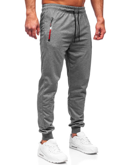 Pantaloni joggers gri-antracit Bolf JX5007