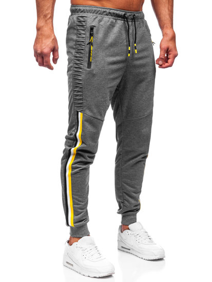 Pantaloni joggers gri-antracit Bolf K10329