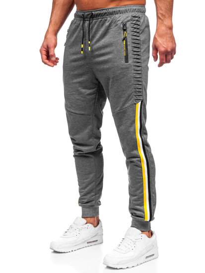 Pantaloni joggers gri-antracit Bolf K10329