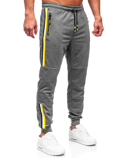 Pantaloni joggers gri-antracit Bolf K10336