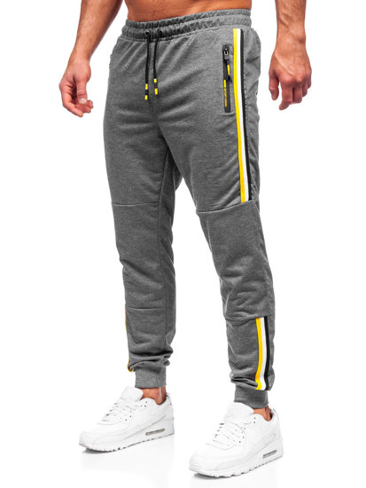 Pantaloni joggers gri-antracit Bolf K10336