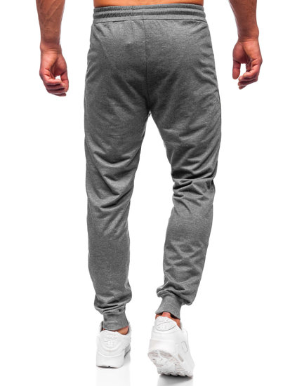 Pantaloni joggers gri-antracit Bolf K10338