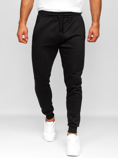 Pantaloni joggers negri Bolf CK01