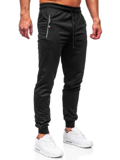 Pantaloni joggers negri Bolf JX5001